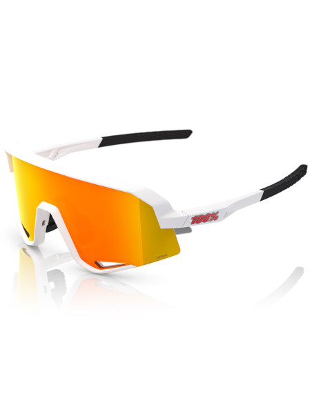 Lunettes de soleil 100% SLENDALE - Mat Blanc