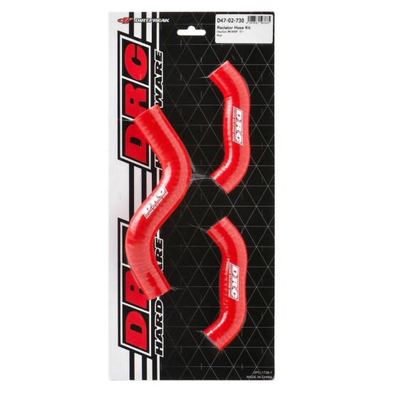 Kit durites de radiateur DRC Gas Gas 450 MCF 2021 Rouge