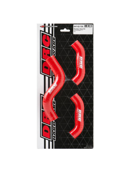 Kit durites de radiateur DRC Gas Gas 450 MCF 2021 Rouge