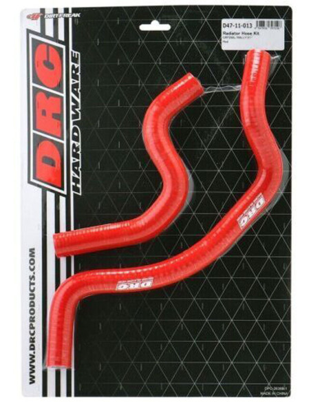 Kit durites de radiateur DRC Honda 450 CRF-R 2021 Rouge