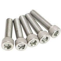 Lot de vis Inox tête BTR DRC M6 15mm (x5)