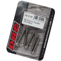 Lot de vis Inox tête BTR DRC M6 35mm (x5)