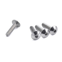 Lot de vis Inox tête Bombée DRC M6 25mm (x4)