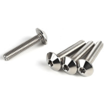 Lot de vis Inox tête Bombée DRC M6 30mm (x4)