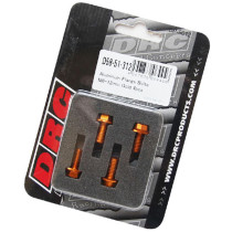 Lot de vis alu tête hexagonale DRC M6 12mm Or (x4)
