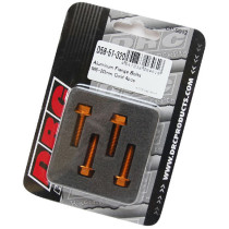 Lot de vis alu tête hexagonale DRC M6 20mm Or (x4)
