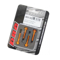 Lot de vis alu tête hexagonale DRC M6 30mm Or (x4)