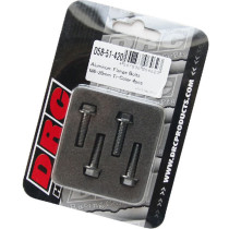 Lot de vis alu tête hexagonale DRC M6 20mm Alu (x4)