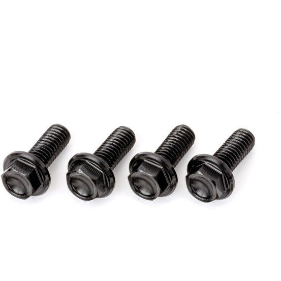 Lot de vis alu tête hexagonale DRC M6 16mm Noir (x4)
