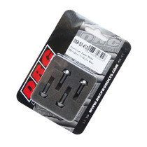 Lot de vis alu tête BTR conique DRC M6 12mm Alu (x4)