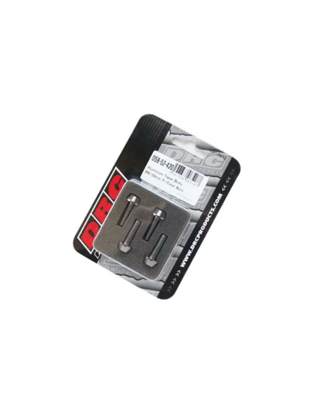 Lot de vis alu tête BTR conique DRC M6 20mm Alu (x4)