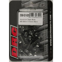 Lot de vis alu tête BTR conique DRC M6 20mm Alu (x20)