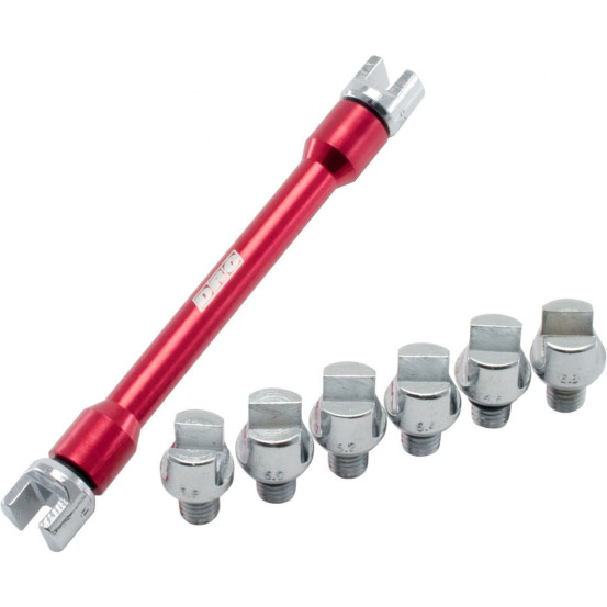 Clé a rayons DRC Rouge embouts 5.6mm - 7.0mm
