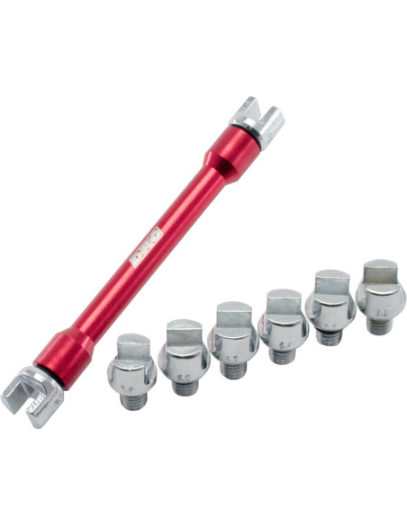 Clé a rayons DRC Rouge embouts 5.6mm - 7.0mm
