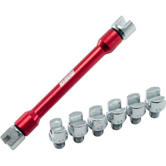 Clé a rayons DRC Rouge embouts 4.0mm - 5.0mm
