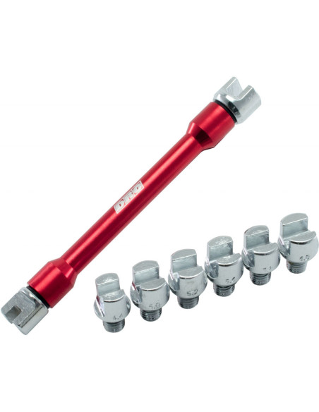 Clé a rayons DRC Rouge embouts 4.0mm - 5.0mm