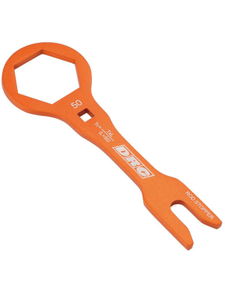 Clé de bouchon de fourche DRC WP 50mm Orange