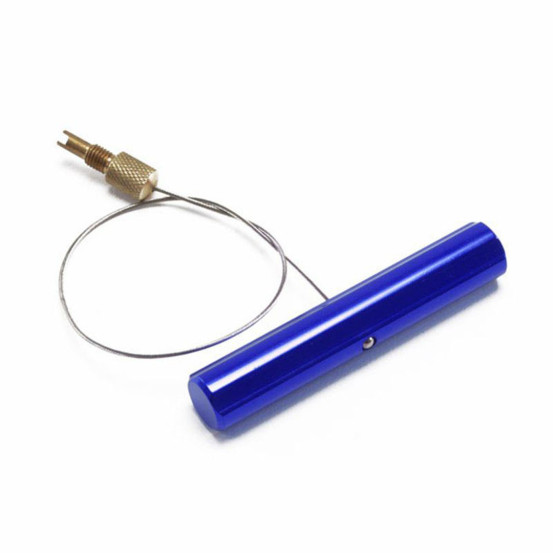Tire valve a cable DRC Bleu