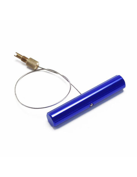 Tire valve a cable DRC Bleu