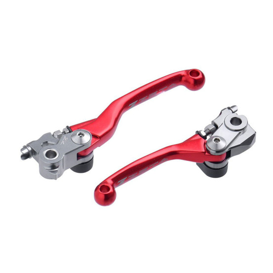 Jeu de leviers retournables ZETA Honda 450 CRF-R 2021-2026 Rouge