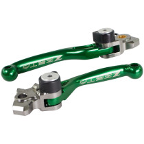 Jeu de leviers retournables ZETA Kawasaki 250 KXF 2013-2019 450 KXF 2013-2018 Vert