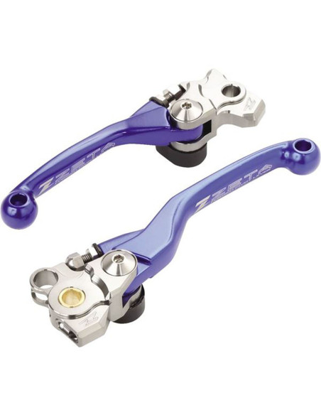 Jeu de leviers retournables ZETA Kawasaki 450 KX-F 2019-2023 Bleu