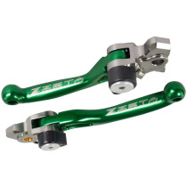 Jeu de leviers retournables ZETA Kawasaki 450 KX-F 2019-2023 Vert