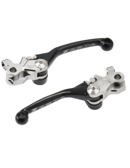 Jeu de leviers retournables ZETA KTM Husqvarna Gas Gas BRAKETEC 2021 Noir