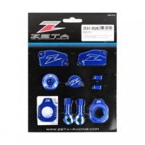 Kit ZETA alu Husqvarna FC 250/350/450 2016-17, 125 TC 2016-17, 250 TC 2017, TX 300 2017 Bleu