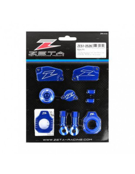 Kit ZETA alu Husqvarna FC 250/350/450 2016-17, 125 TC 2016-17, 250 TC 2017, TX 300 2017 Bleu
