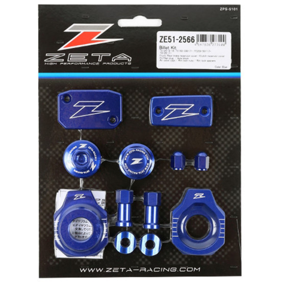 Kit alu anodisé Bleu ZETA Husqvarna 2017