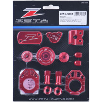 Kit alu anodisé Rouge ZETA Honda 250 CRF-R 2018-2023