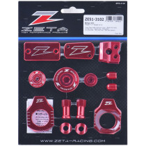 Kit alu anodisé Rouge ZETA Kawasaki 450 KX-F 2016-2018