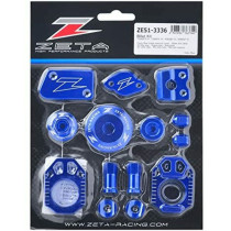 Kit alu anodisé Bleu ZETA Yamha WRF 2016-2021