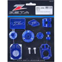 Kit alu anodisé Bleu ZETA Yamha WRF 2008