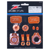 Kit alu anodisé Orange ZETA KTM SX SX-F 2016-2022