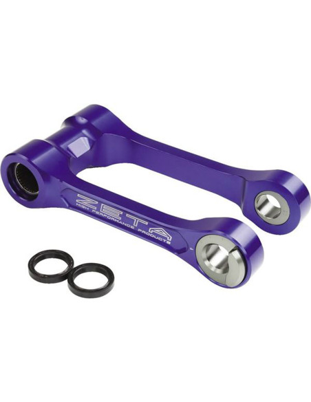 Biellette d'amortisseur réglable ZETA Yamaha 250 YZF 2014-17, 450 YZF 2010-17, WR 250 F 2015-17, WR 450 F 2016-17 Bleu