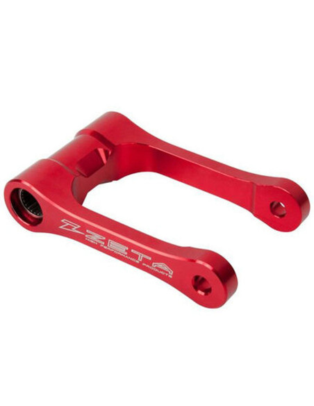 Biellette de rabaissement d'amortisseur ZETA Honda 250 CRF X 2007-17 Rouge