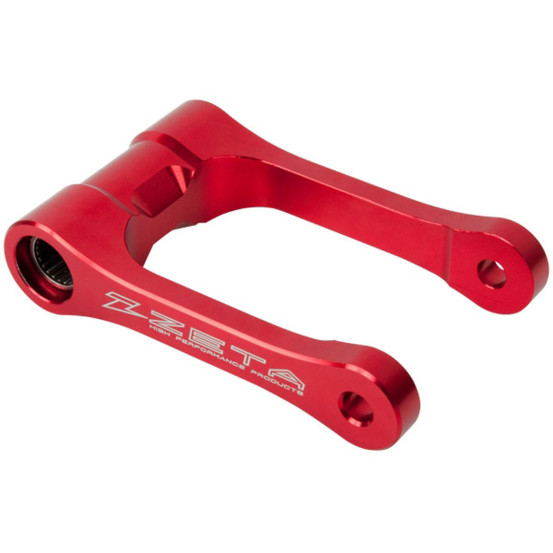 Biellette de rabaissement -30mm d'amortisseur ZETA Honda 250 CRF-L 2013-2020 Rouge