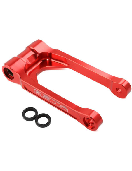 Biellette de rabaissement -30mm d'amortisseur ZETA Honda 1000 CRF-L 2016-2020 Rouge