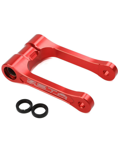 Biellette de rabaissement -30mm d'amortisseur ZETA Honda 250 CRF-L Rally 2017-2020 Rouge