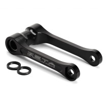 Biellette de rabaissement -30mm d'amortisseur ZETA Kawasaki 230 KLX-R 2020-2021 Noir