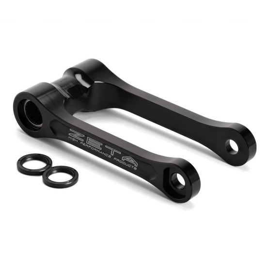 Biellette de rabaissement -30mm d'amortisseur ZETA Kawasaki 230 KLX-R 2020-2021 Noir