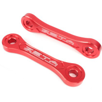 Biellette de rabaissement -30mm d'amortisseur ZETA Suzuki 400 DRZ Rouge 2020 Rouge
