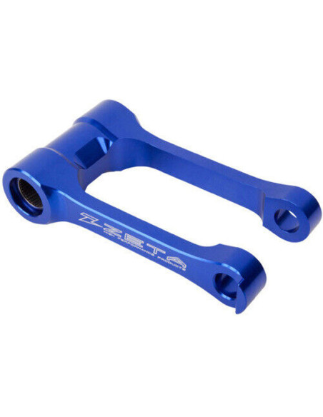 Biellette de rabaissement d'amortisseur ZETA Yamaha 125/250 YZ 2006-2021 Bleu -30mm
