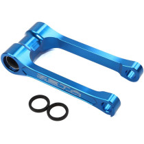 Biellette de rabaissement d'amortisseur ZETA Husqvarna 250/350/450 FC 2016-17, 125 TC 2016-17, 250 TC 2017 Bleu -30mm