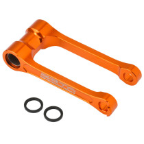 Biellette de rabaissement -27mm d'amortisseur ZETA KTM SX SX-F 2023-2026 EXC EXC-F 2024-2026 Orange