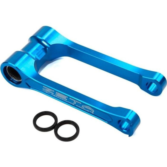 Biellette de rabaissement - 27mm d'amortisseur ZETA Husqvarna TC FC 2023-2026 TE FE 2024-2026 Bleu
