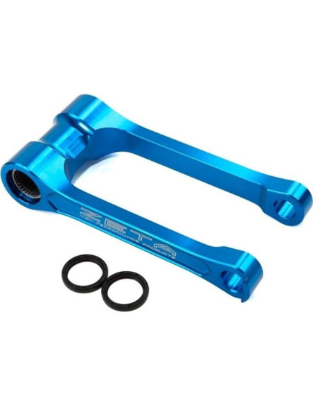 Biellette de rabaissement - 27mm d'amortisseur ZETA Husqvarna TC FC 2023-2026 TE FE 2024-2026 Bleu