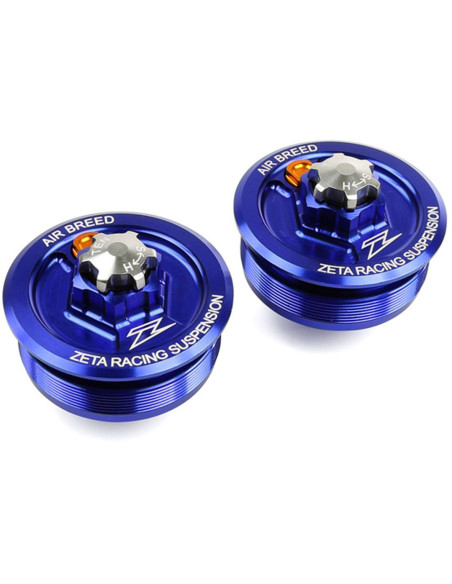 Bouchon de fourche ZETA Yamaha 250 WR 2008 Bleu